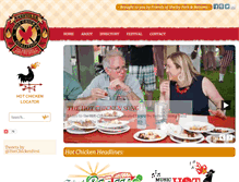 Tablet Screenshot of hot-chicken.com